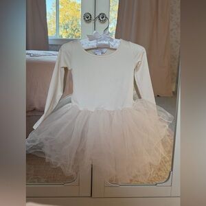 Elegant Cream Kids Formal Dress